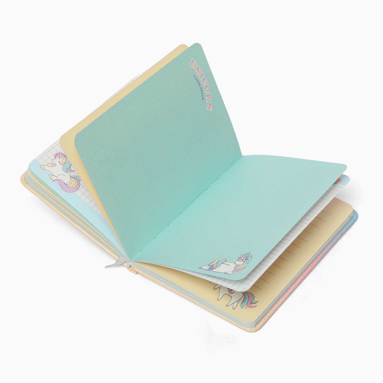 Cute 3D Squishy Unicorn Themed Fancy Notebook with printed pages for your tots