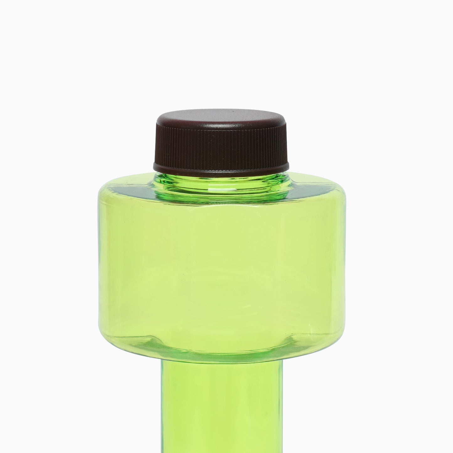 plastic dumbbell bottle for your inner gym freak - 550 ml (green) - Kidspark