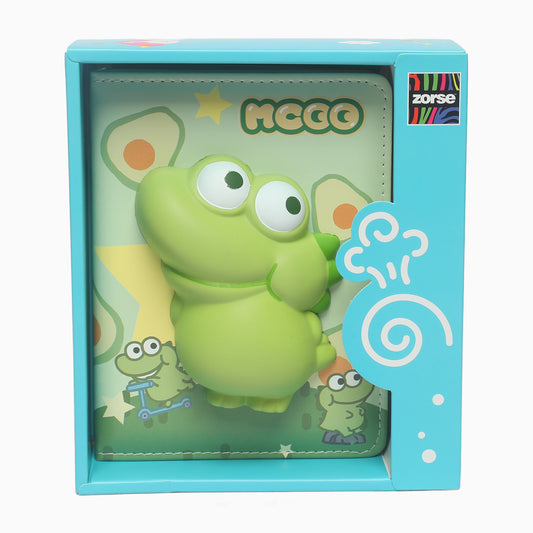 ZORSE Cute 3D Squishy Frog Themed Fancy Notebook with printed pages for your tots - Kidspark