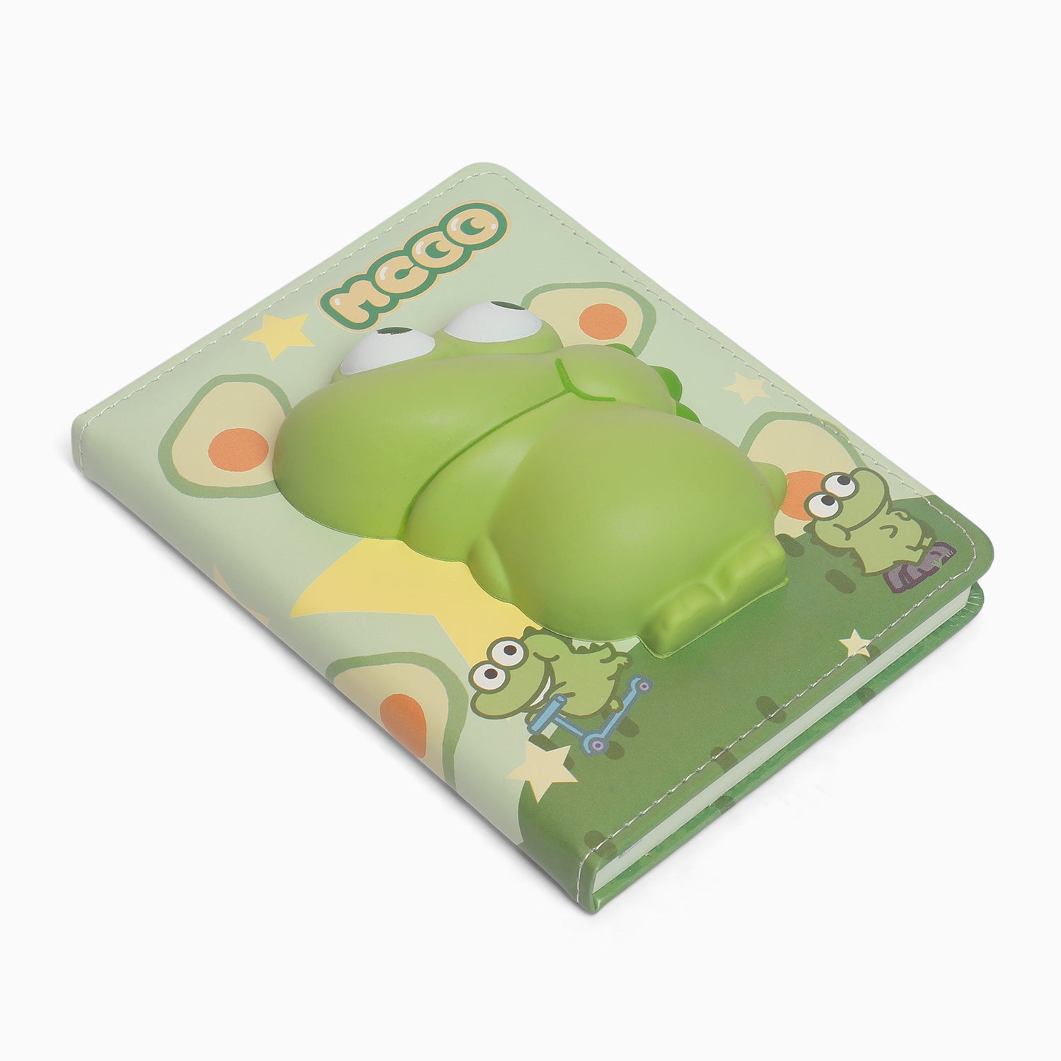 ZORSE Cute 3D Squishy Frog Themed Fancy Notebook with printed pages for your tots