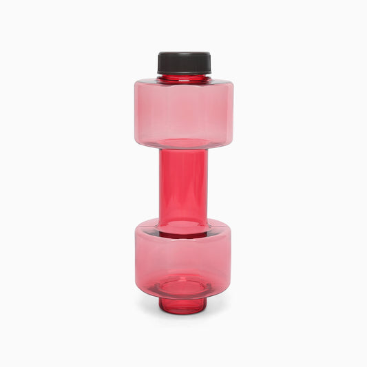 plastic dumbbell bottle for your inner gym freak - 550 ml (pink)