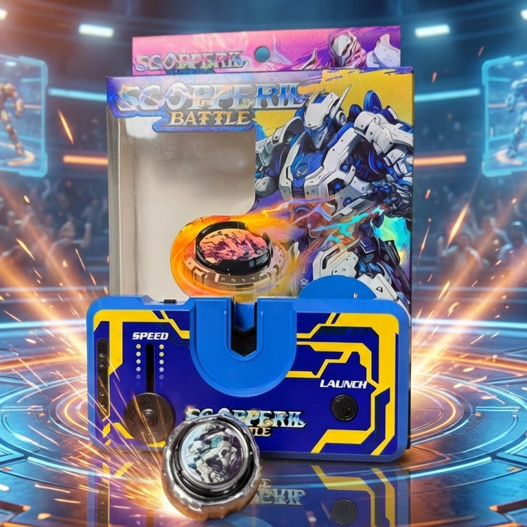 Beyblade electric battle spin launcher + metal beyblade