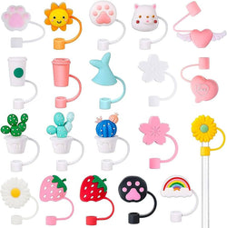 3D Straw Toppers - Stanley | Stylist | Silicone - Kidspark