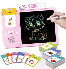 Flash card reader with sound | erasable drawing pad - Kidspark