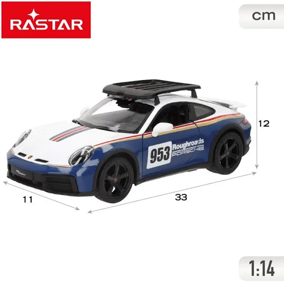 RASTAR 1:14 scale R/C porche 911 Dakar remote control car