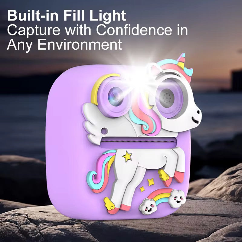 Print camera | 1080P | dual lens | flashlight | Games