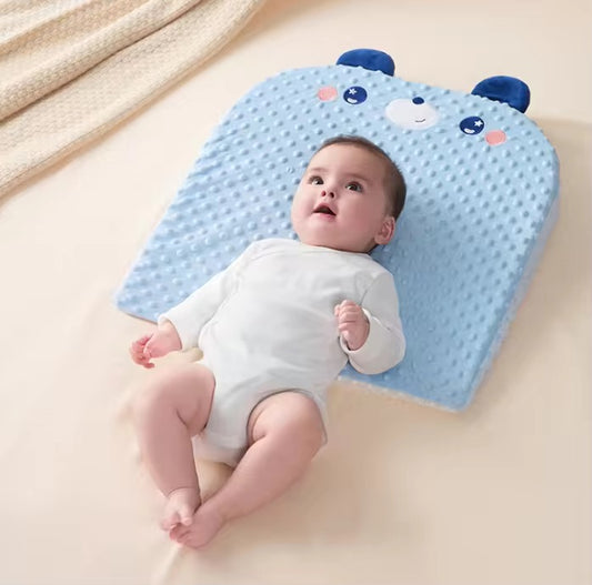 15° Incline Anti-Reflux Baby Lounger & Hip Support Cushion