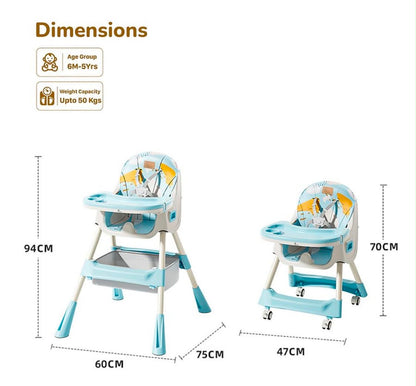 Kidspark 3 in 1 special highchair | rocker | feeding | EU standards high chair