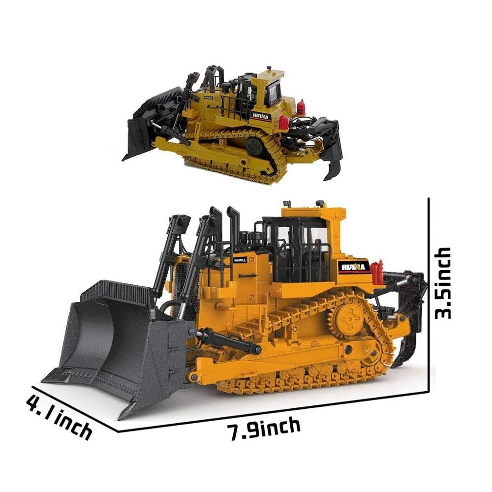 HUINA 1700 1:50 ALLOY DIECAST BULLDOZER static model
