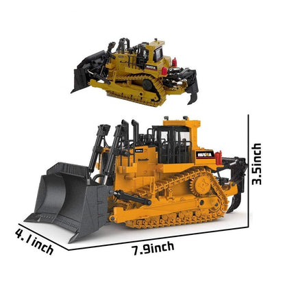 HUINA 1700 1:50 ALLOY DIECAST BULLDOZER static model