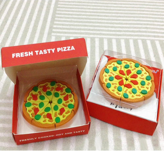 Pizza erasers