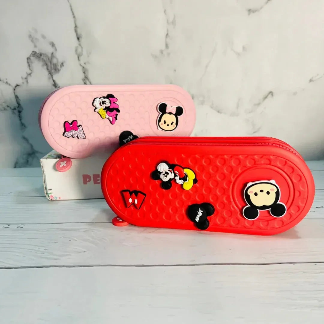 Disney mickey &minnie Silicone EVA pouch