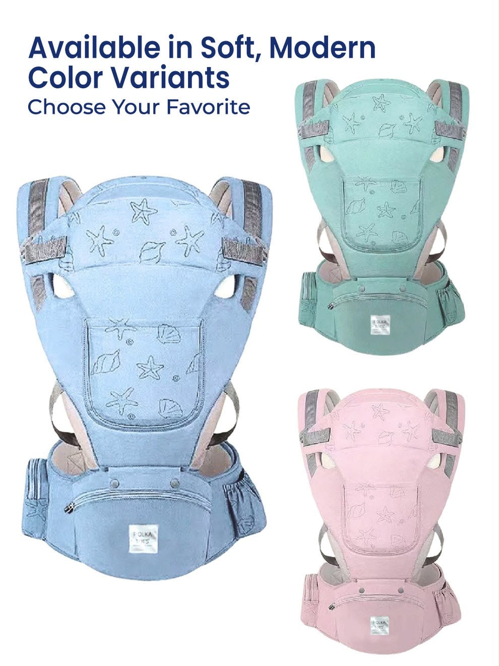 Kidspark loveme baby carrier | super adjustable | premium materials | cradle position