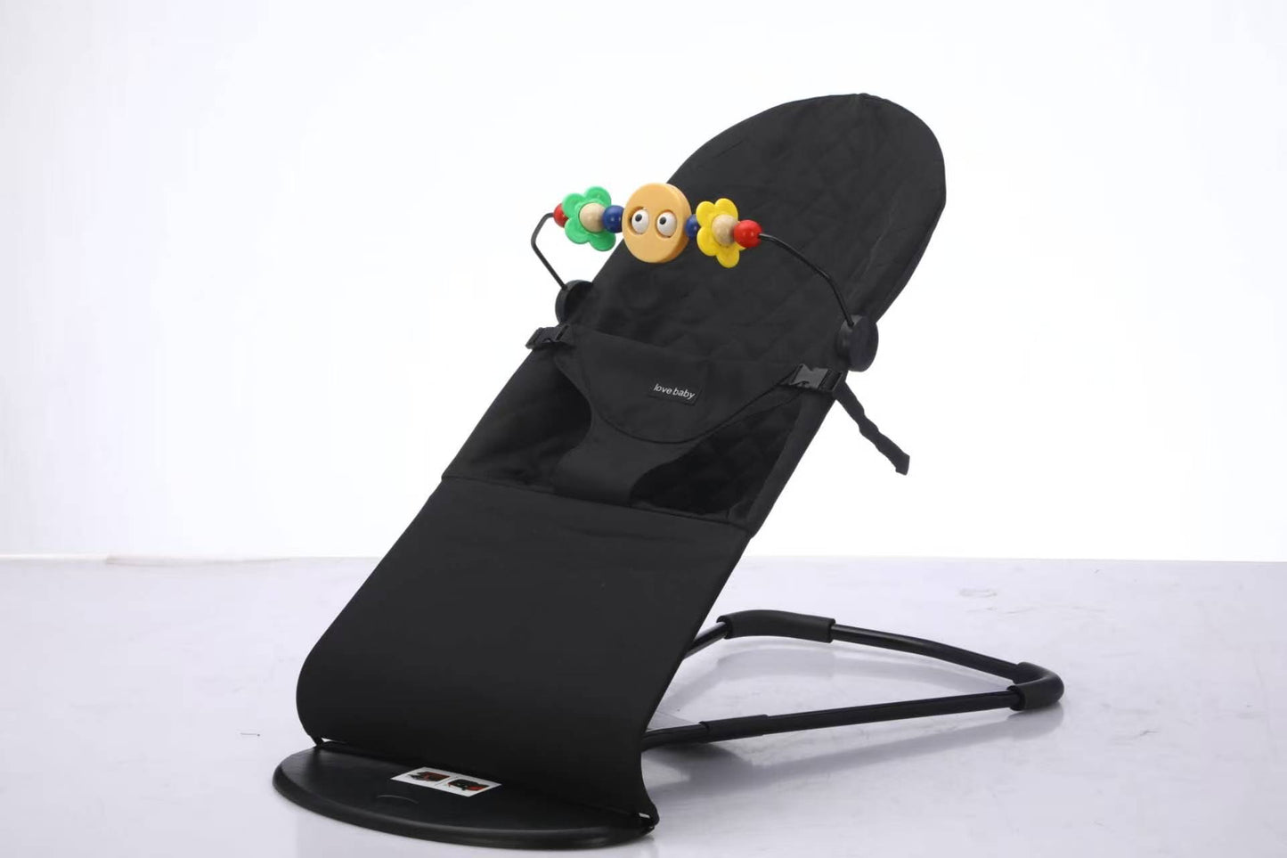 Kidspark Infant Natural Swing Bouncer | Compact | Foldable and Multi Recline Back | Removable Toybar/Fidget Bar | 0-9 months