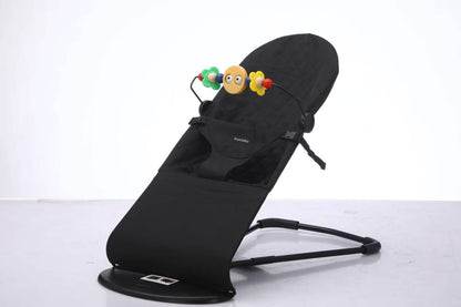 Kidspark Infant Natural Swing Bouncer | Compact | Foldable and Multi Recline Back | Removable Toybar/Fidget Bar | 0-9 months