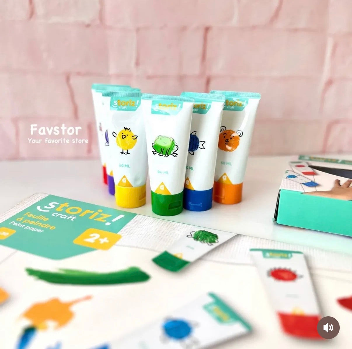 Storiz! Craft finger paint set