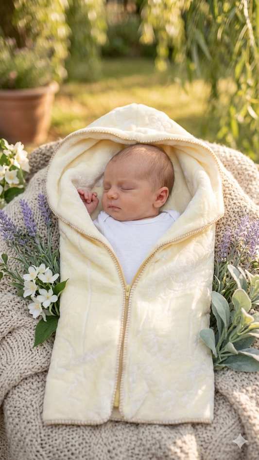 SnuggleBloom Baby Cocoon | super soft | warm | lightweight