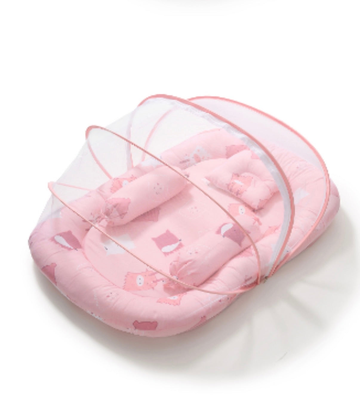 Kidspark neo | baby crib | mosquito net | side pillows