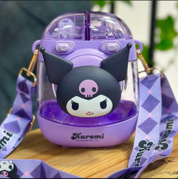 Sanrio premium quality embossed sipper plus push to open bottle (plastic) - 1000 ml - Kidspark