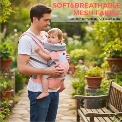 Kidspark nurture pro | premium baby carrier | 360’ positions | wider hip seat | comfort