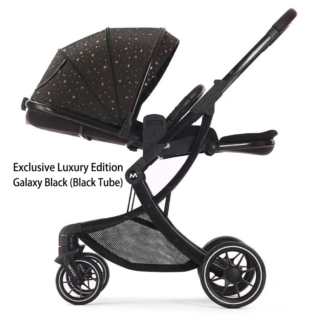Kidspark Bellini baby stroller | High view reversible seat | All terrain wheels | sleekest design | luxury redefined