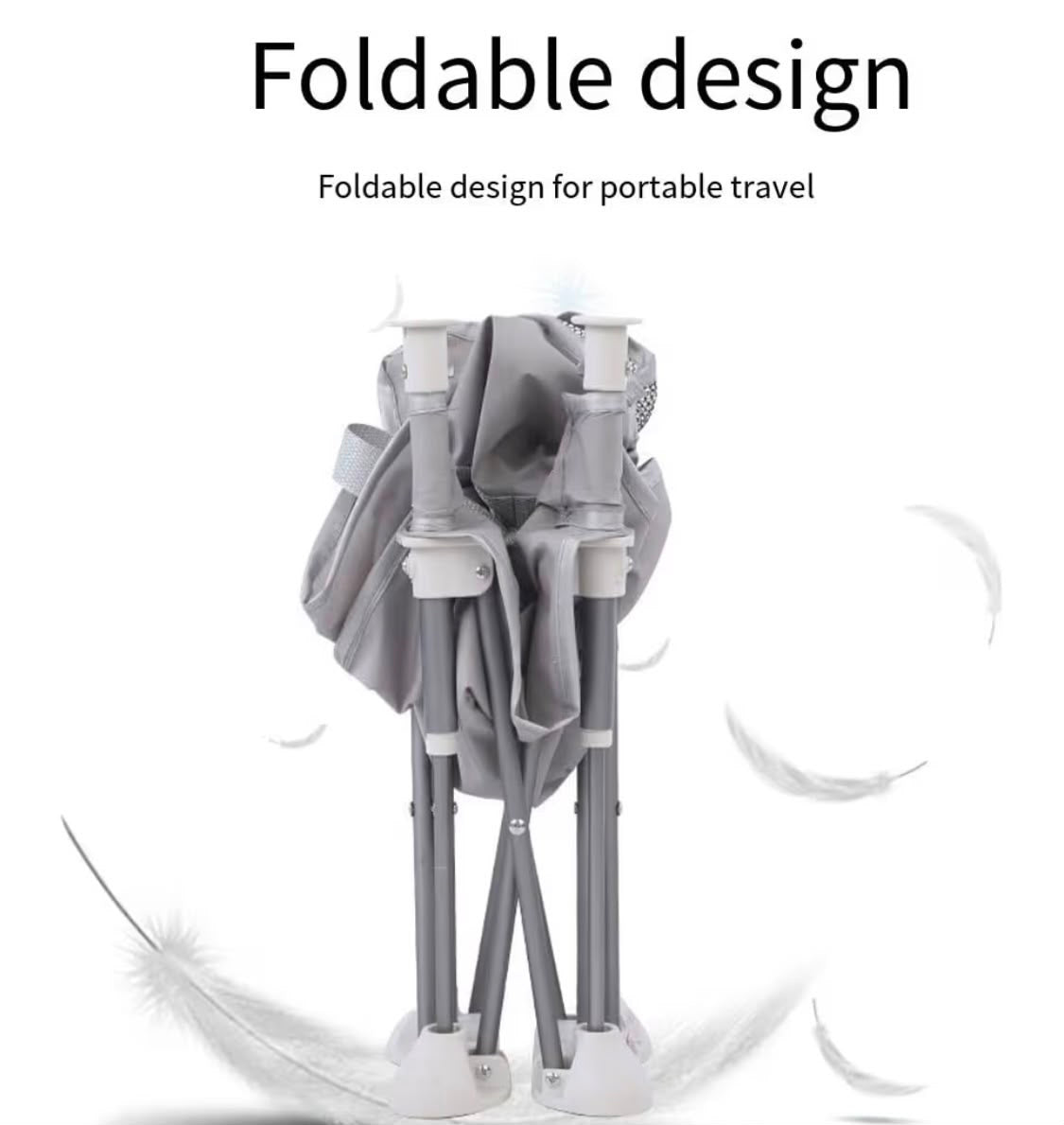 Kidspark Beachy Highchair | food tray | very portable | canopy | detachable