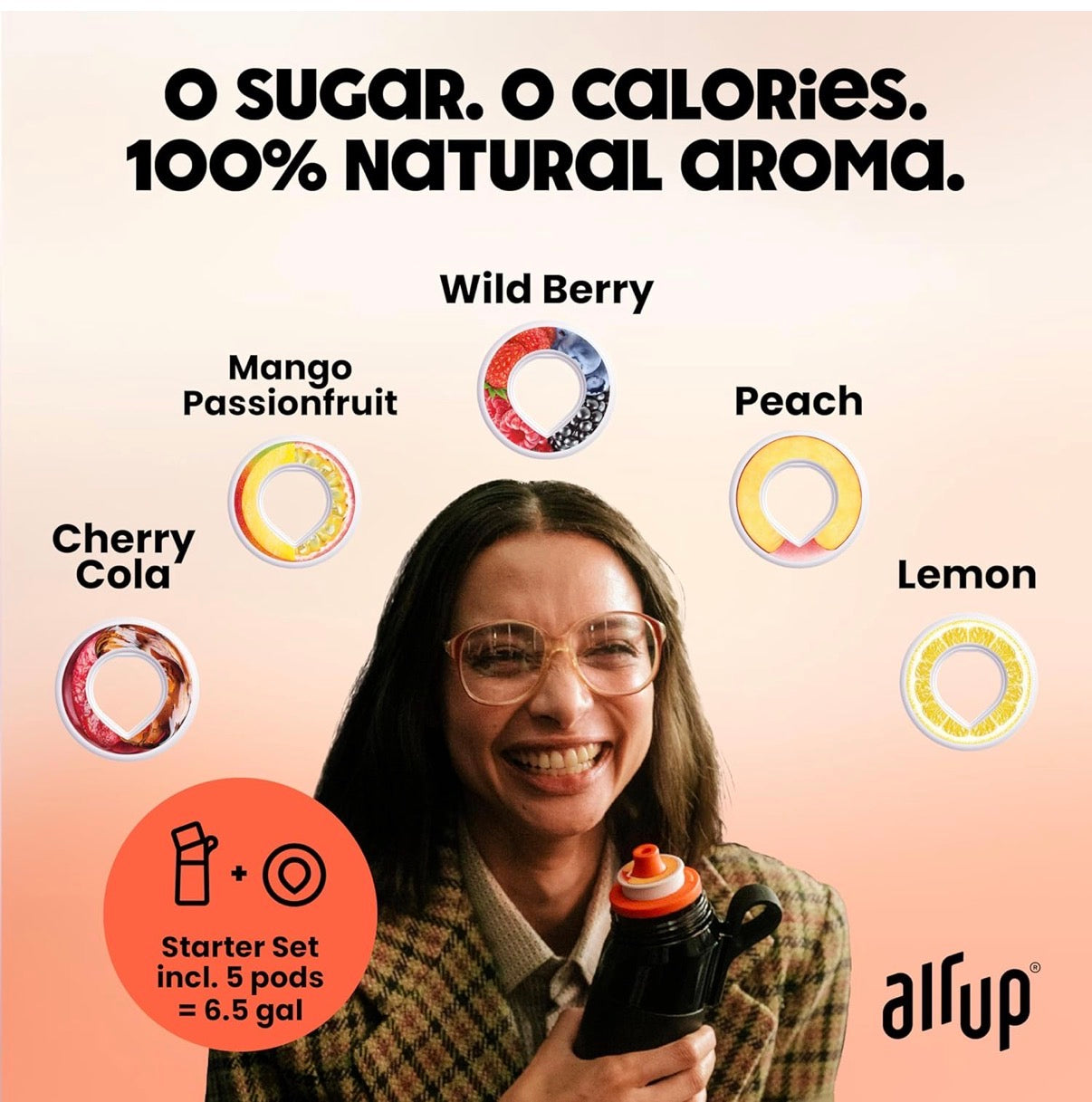 Air up water bottle | 650 ml | 2 free flavour pods