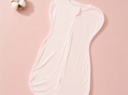 Kidspark Sleepie Pro | pink Premium Baby Swaddle Wrap | 1 TOG | Soft Breathable Newborn Sleep Sack | Anti-Startle Sleep Wrap | 0-6 month