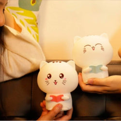 Cute cat silicone premium quality night lamp - Kidspark