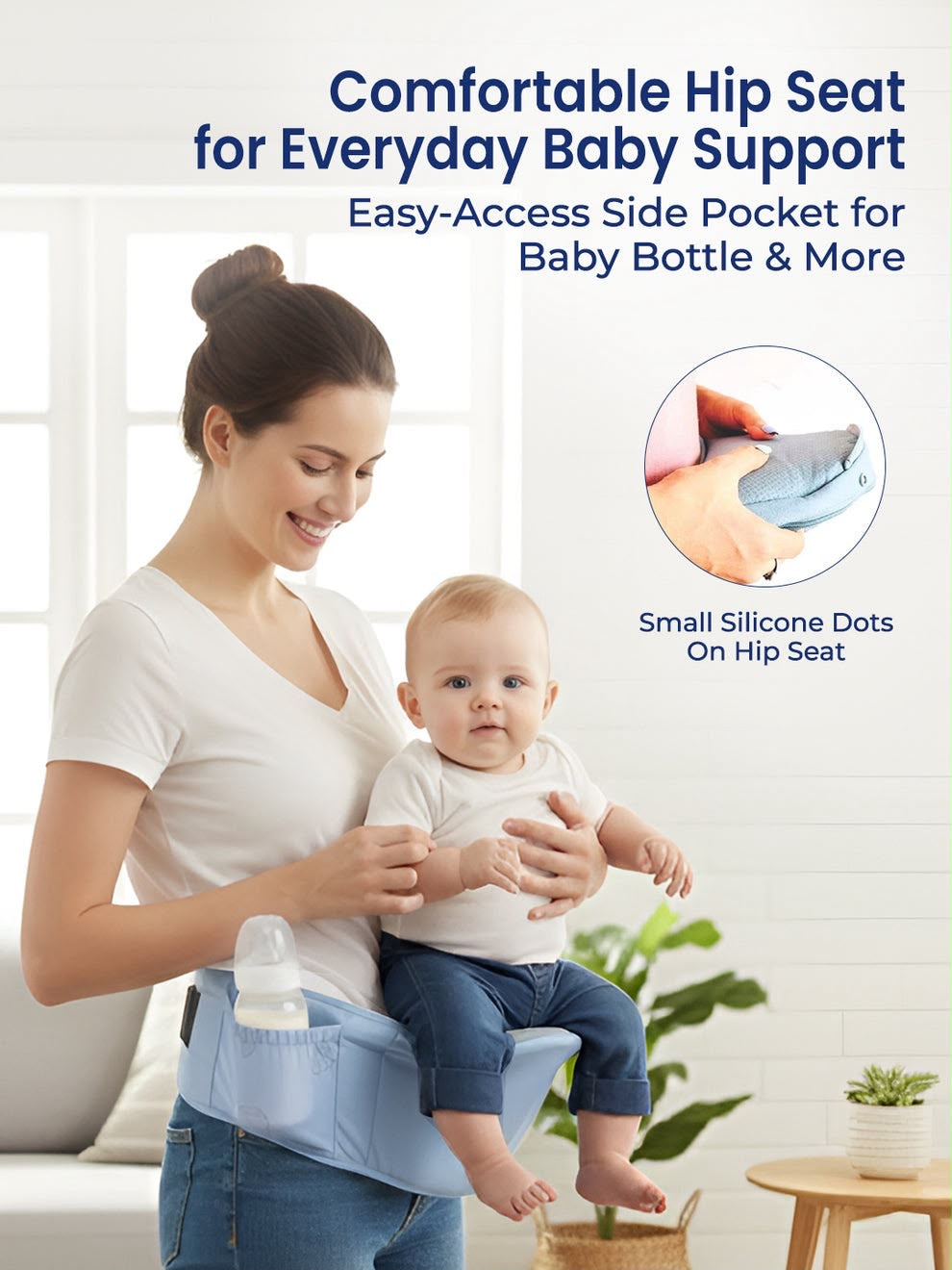 Kidspark loveme baby carrier | super adjustable | premium materials | cradle position