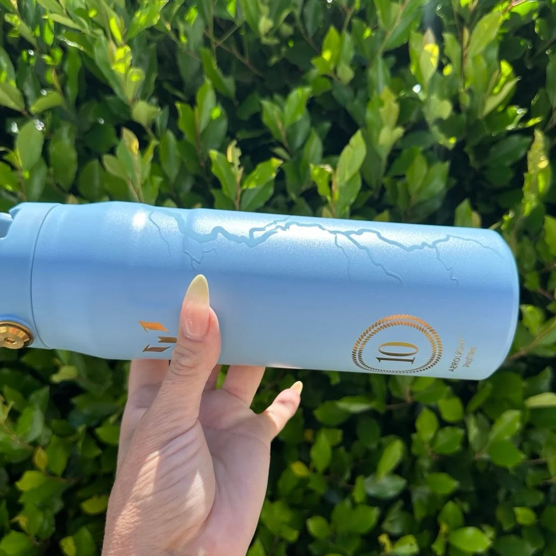 Messi x Stanley 1913 24 oz IceFlow™ Flip Straw 2.0 Bottle - Messi Striker Blue