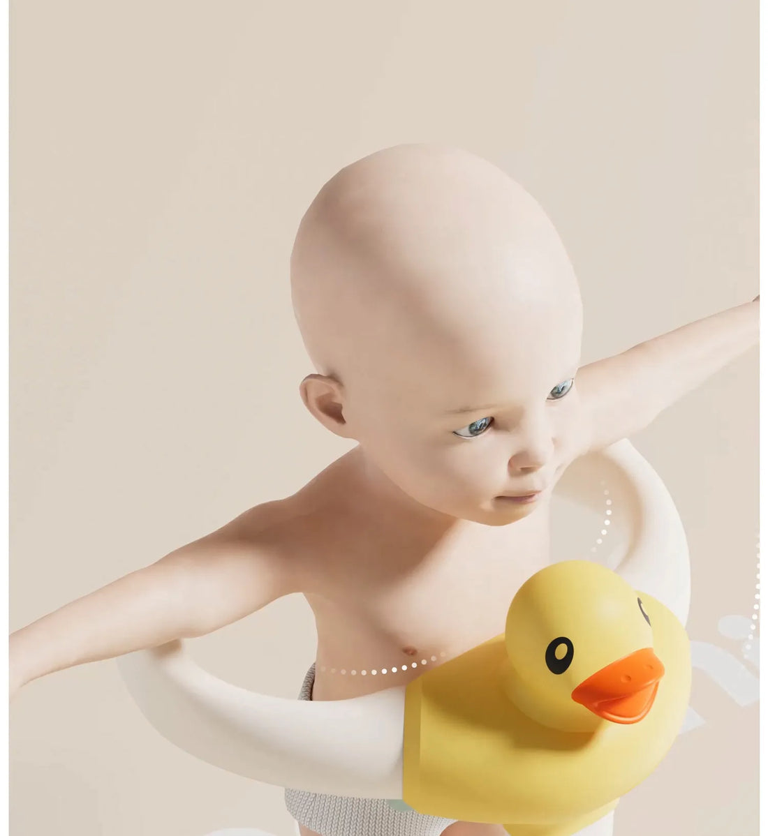 Baby holder for bath/ changing anti slip | height & width adjustment