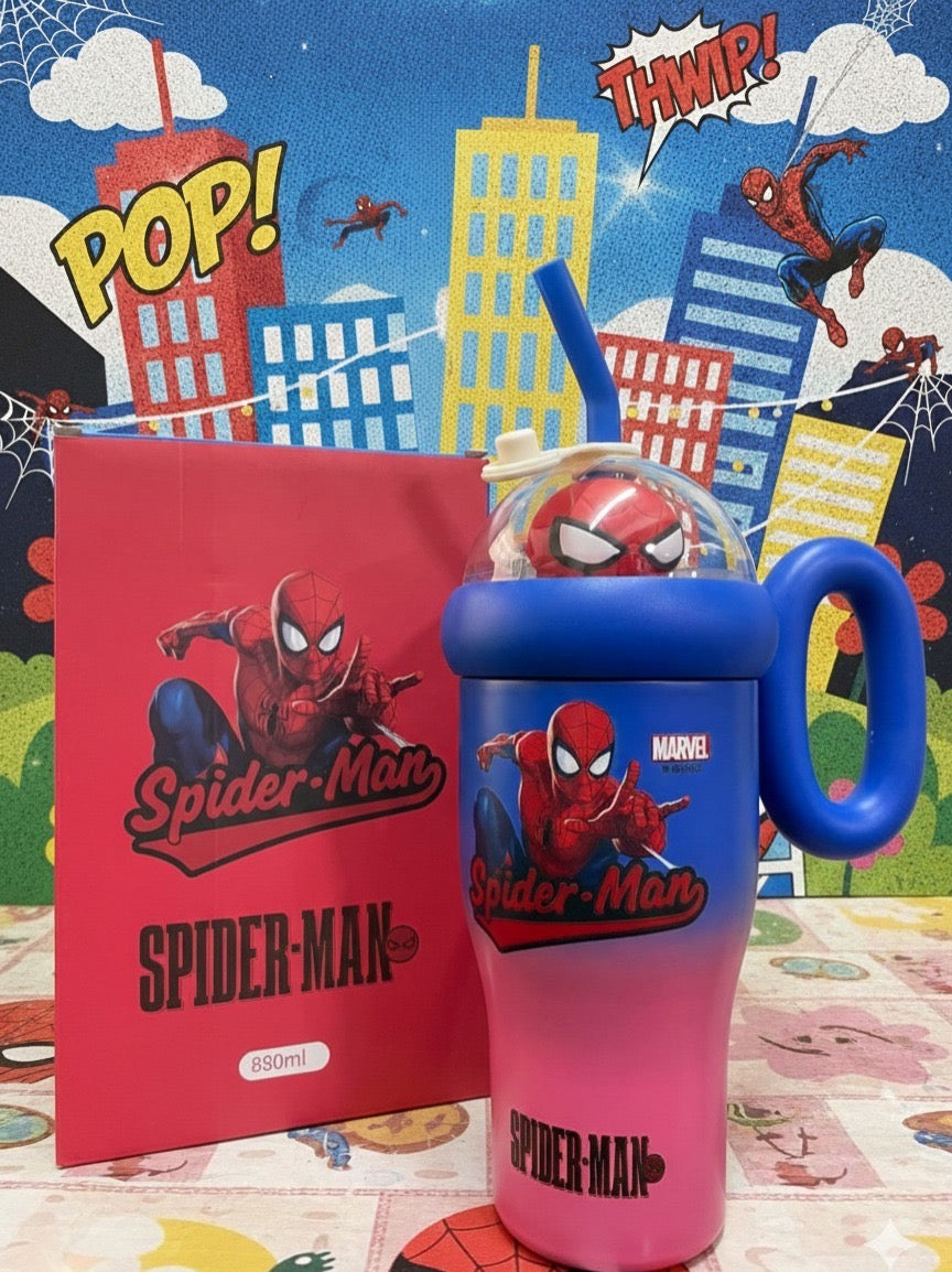Spiderman buddy sip steel tumbler | BPA free | 880 ml