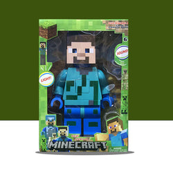 Mine craft Steve diamond armour light and sound figure - Kidspark