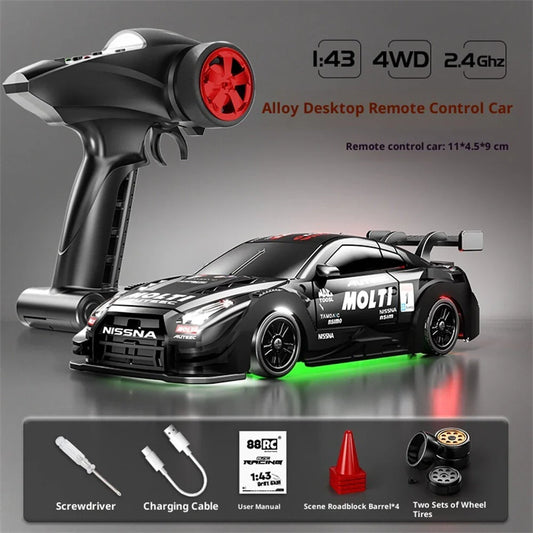 88RC RC43-G1 1:43 NISSAN 4WD Drift Skill RC Car
