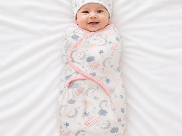Kidspark new born bloom swaddle and cap set | 0-6 months | 0.5 TOG