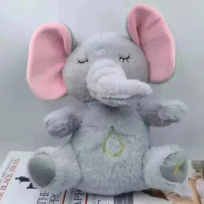 Premium  Breathing elephant Plushie with melodious music