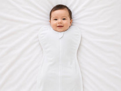 Kidspark Sleepie Pro | milky Premium Baby Swaddle Wrap | 1 TOG | Soft Breathable Newborn Sleep Sack | Anti-Startle Sleep Wrap | 0-6 month