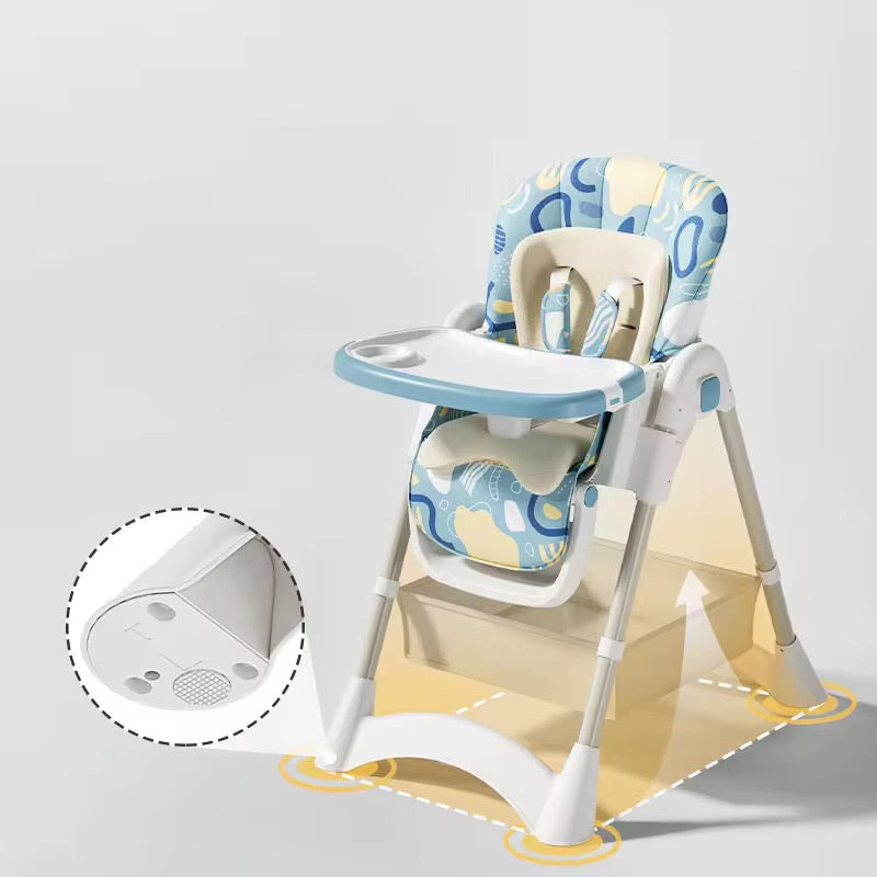 2 in 1 high chair with removable feeding tray | storage | luxury | adjustable