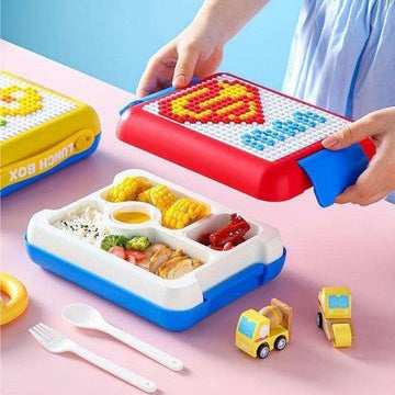 Building blocks lunchbox to make lunchtime fun!