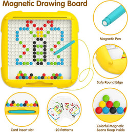2-in-1 Magnetic Dot Drawing Board & Maze for Kids - Kidspark