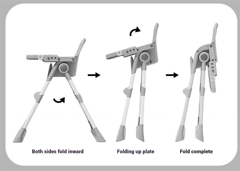Kidspark Mk3 Highchair | 4 in 1 | feeding | storage | portable | EU standards highchair