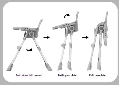 Kidspark Mk3 High chair | 4 in 1 | feeding | storage | portable | EU standards highchair