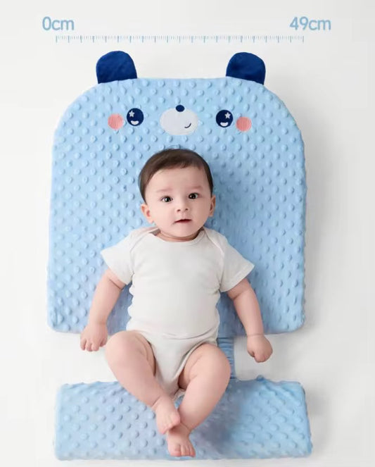 15° Incline Anti-Reflux Baby Lounger | Hip Support Cushion | recliner