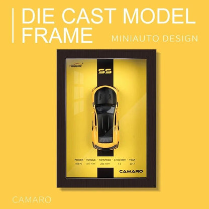3D Sports Car Frames - 1:32 metal die cast Model
