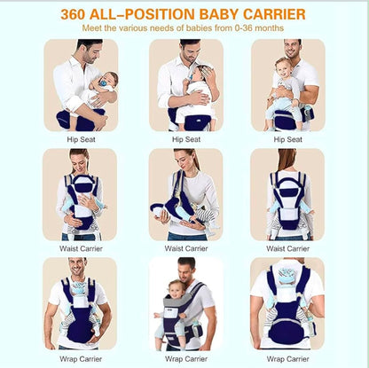 Kidspark nurture pro | premium baby carrier | 360’ positions | wider hip seat | comfort