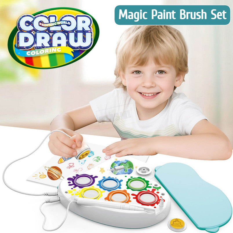 Color draw Electrical magic paint brush set | mess free |