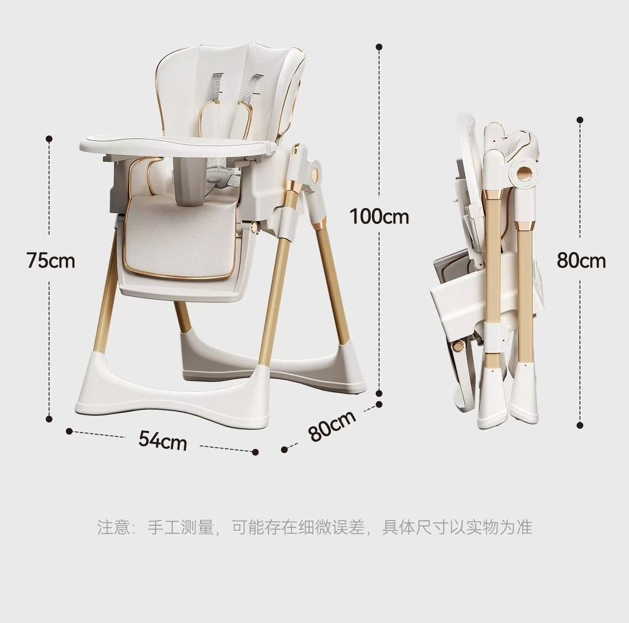 3-in-1 Convertible High Chair for Kids Adjustable Baby Feeding Chair with Swing | Recline | Detachable Tray | 5-Point Harness | Foldable Design | Multi-Height & Footrest Settings 6 Months to 5 Years
