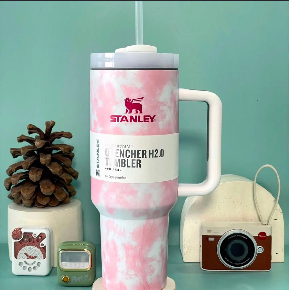 Stanley The Quencher H2.0 FlowState Tumbler Limited Edition | 40 OZ Tye-Dye (authentic)