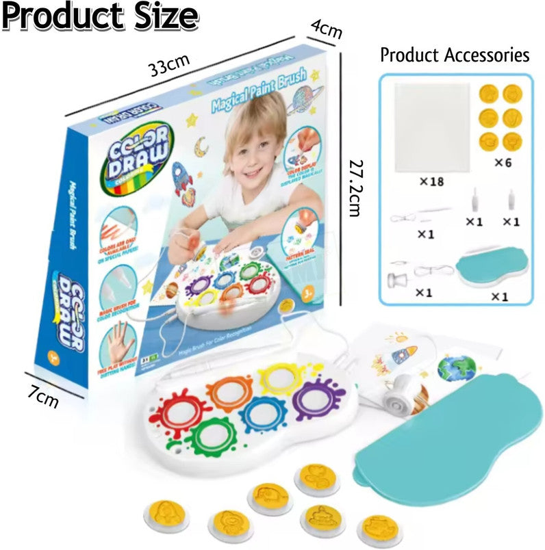 Color draw Electrical magic paint brush set | mess free |